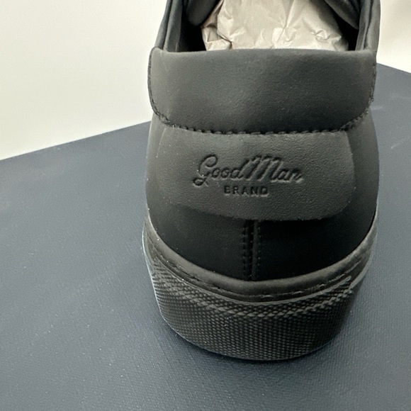 Good Man Brand® Sz 14 Men's Edge Sneaker Italian Leather in Black - $228 - Picture 3 of 5